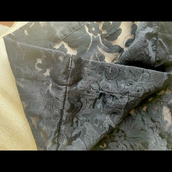 Banana Republic Black sheer guipure see through corp top - Picture 7 of 7